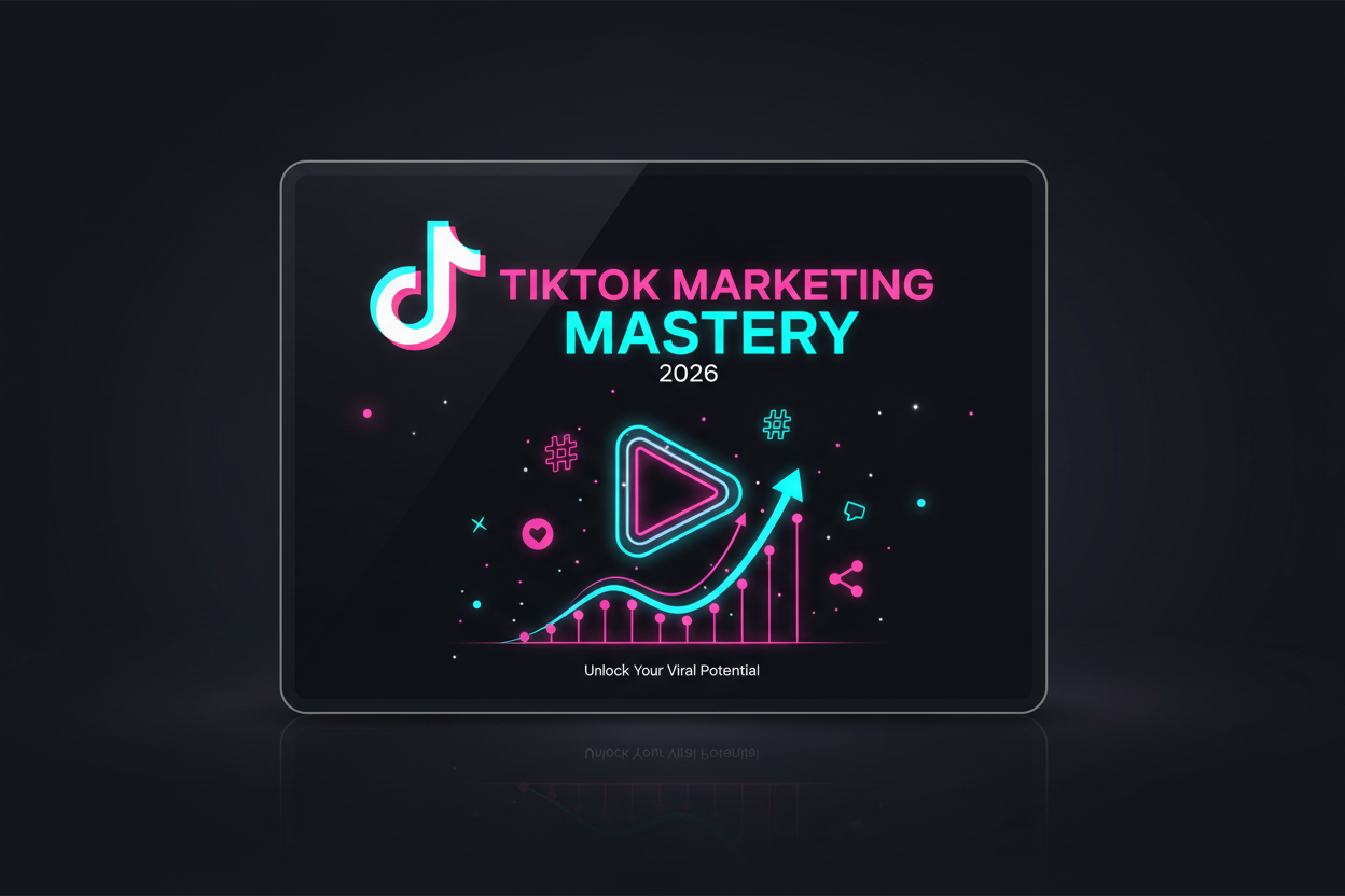 TikTok Marketing Mastery 2026 - Course Cover