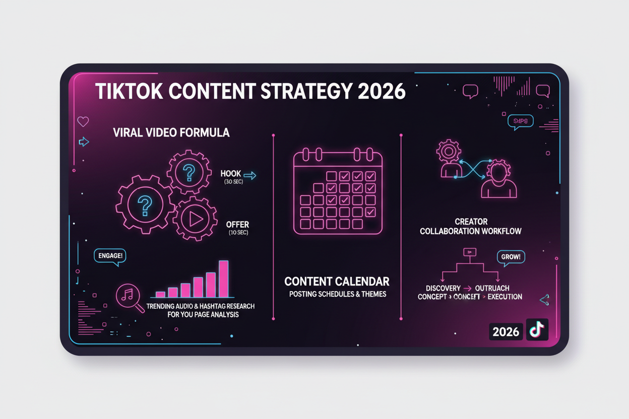 TikTok Content Strategy Infographic