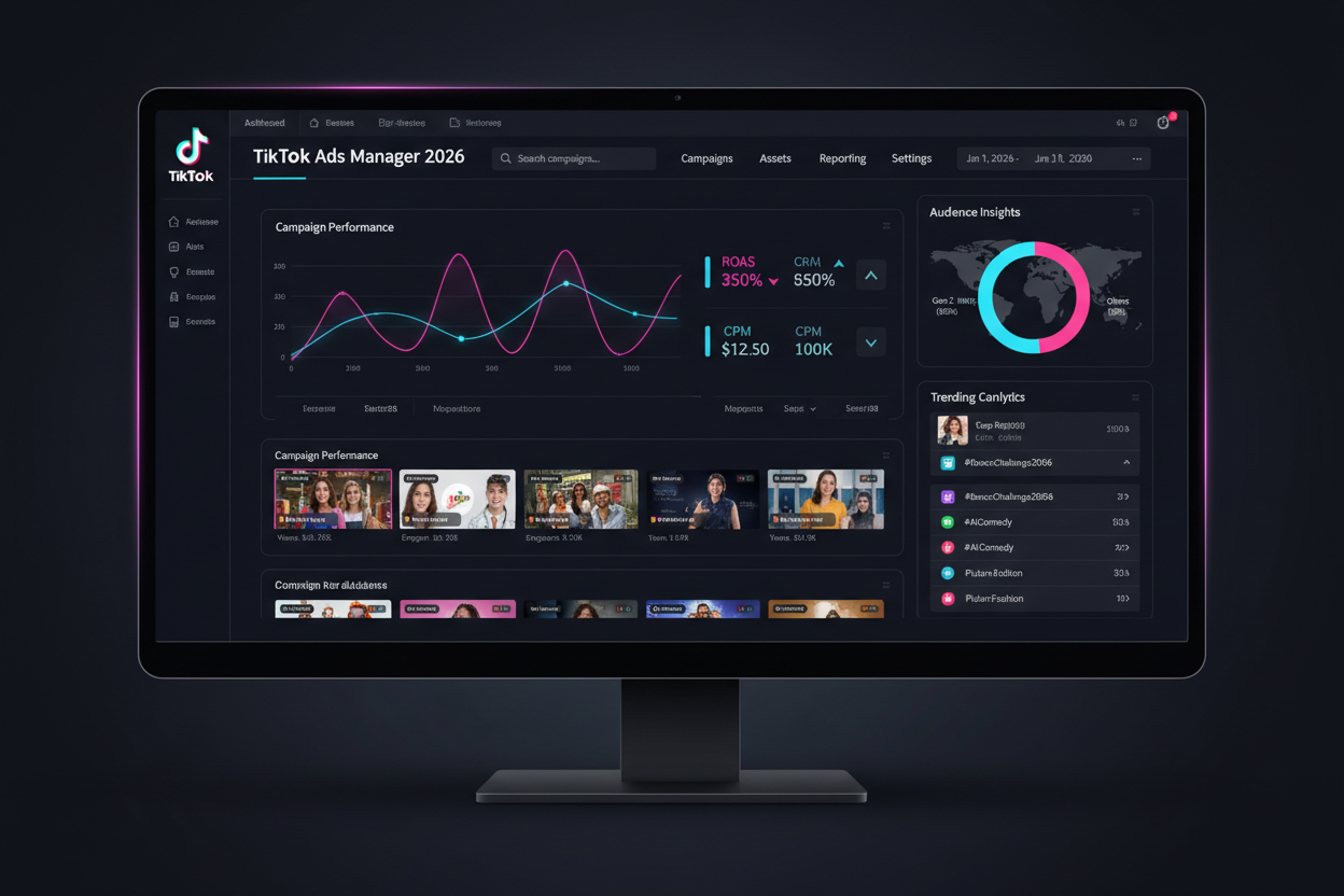 TikTok Ads Manager Dashboard 2026